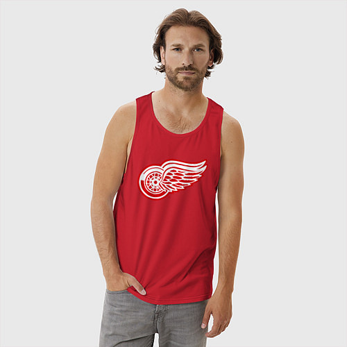 Мужская майка Detroit Red Wings / Красный – фото 3
