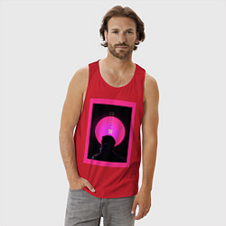 Майка мужская хлопок Blade Runner 2049, цвет: красный — фото 2