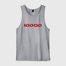 Майка мужская хлопок IDDQD Doom, цвет: меланж