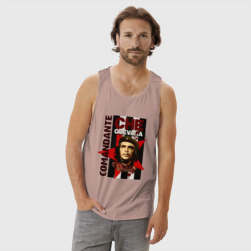 Мужская майка Comandante / Пыльно-розовый – фото 3