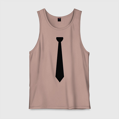 Мужская майка Галстук / Пыльно-розовый – фото 1