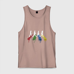 Мужская майка Beatles Color