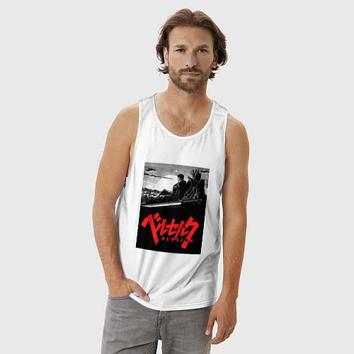 Мужская майка Berserk / Белый – фото 3