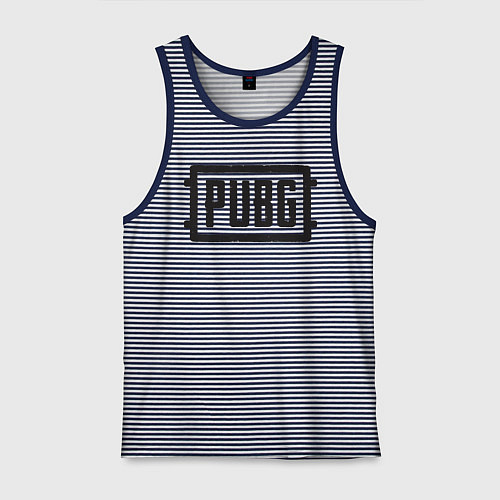 Мужская майка PUBG / Синяя тельняшка – фото 1