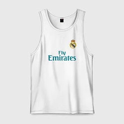 Майка мужская хлопок Real Madrid: Ronaldo 07, цвет: белый
