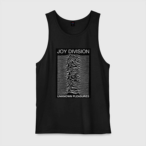 Мужская майка Joy Division: Unknown Pleasures / Черный – фото 1