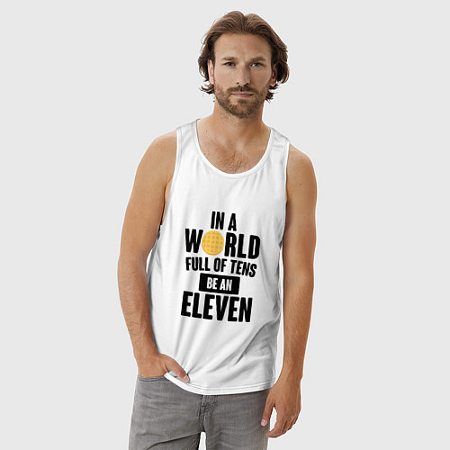 Мужская майка Be A Eleven / Белый – фото 3