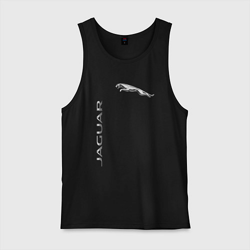 Мужская майка Jaguar Motors / Черный – фото 1