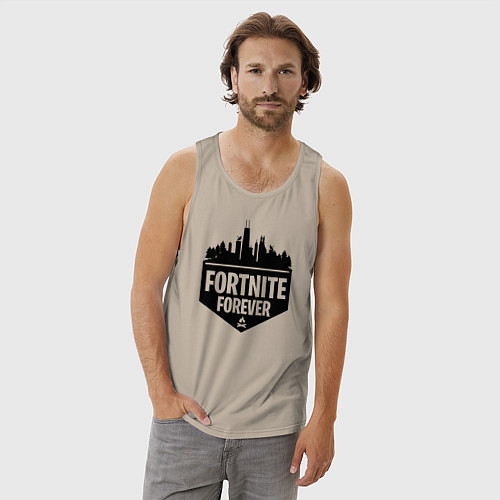 Мужская майка Fortnite Forever / Миндальный – фото 3