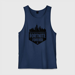 Майка мужская хлопок Fortnite Forever, цвет: тёмно-синий