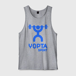 Майка мужская хлопок Yopta Sport, цвет: меланж