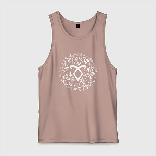 Мужская майка Shadowhunters Runes / Пыльно-розовый – фото 1