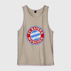 Майка мужская хлопок Bayern Munchen FC, цвет: миндальный