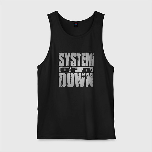 Мужская майка System of a Down / Черный – фото 1