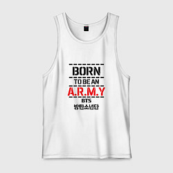 Мужская майка Born to be an ARMY BTS