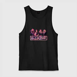 Мужская майка Black Pink Band