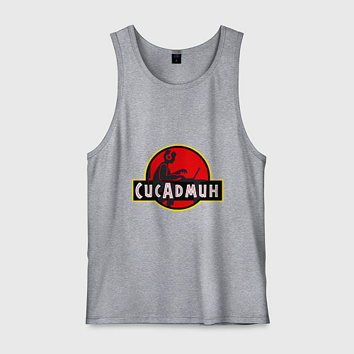 Мужская майка Парк Сисадмина / Меланж – фото 1