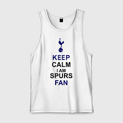 Мужская майка Keep Calm & Spurs fan