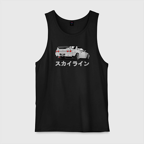 Мужская майка R32 GODZILLA / Черный – фото 1