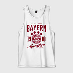 Майка мужская хлопок Bayern Munchen 1900, цвет: белый