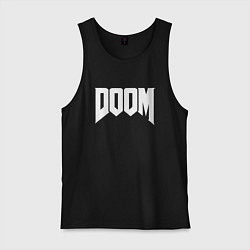 Майка мужская хлопок DOOM, цвет: черный