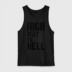 Мужская майка High way to hell