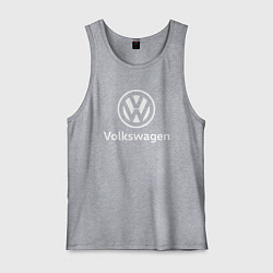 Майка мужская хлопок VOLKSWAGEN, цвет: меланж