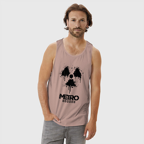 Мужская майка METRO EXODUS / Пыльно-розовый – фото 3