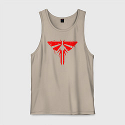 Майка мужская хлопок THE LAST OF US, цвет: миндальный