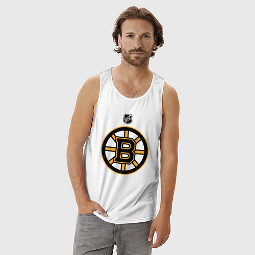 Мужская майка Boston Bruins NHL / Белый – фото 3