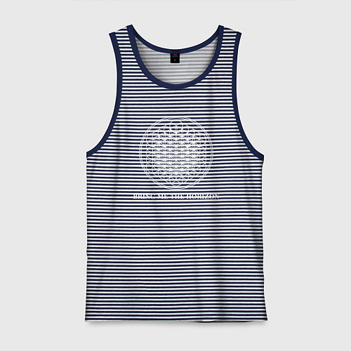 Мужская майка BRING ME THE HORIZON / Синяя тельняшка – фото 1