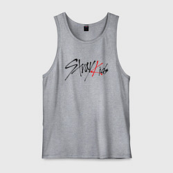 Майка мужская хлопок STRAY KIDS FELIX, цвет: меланж