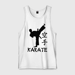 Майка мужская хлопок Karate craftsmanship, цвет: белый