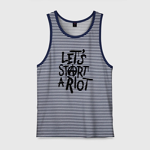 Мужская майка Three Days Grace / Синяя тельняшка – фото 1