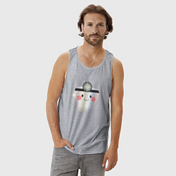 Майка мужская хлопок Подарок стоматологу, цвет: меланж — фото 2