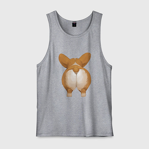 Мужская майка Корги / Меланж – фото 1