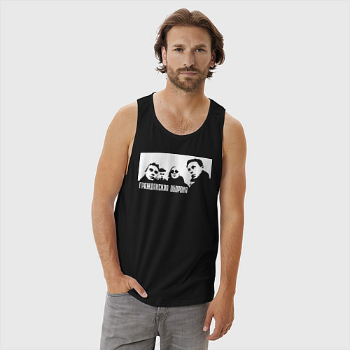 Мужская майка Егор Летов / Черный – фото 3