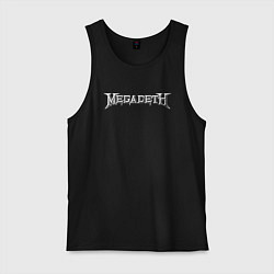 Майка мужская хлопок Megadeth, цвет: черный