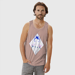 Майка мужская хлопок BoJack Horseman, цвет: пыльно-розовый — фото 2