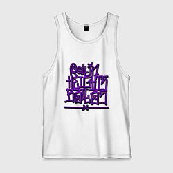 Майка мужская хлопок GTA Tag BALLAS, цвет: белый