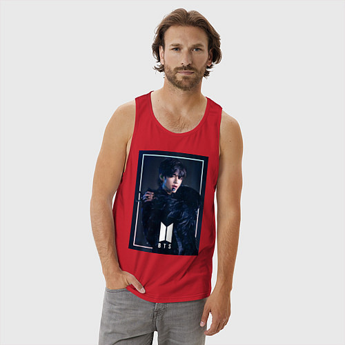 Мужская майка BTS Black Swan / Красный – фото 3