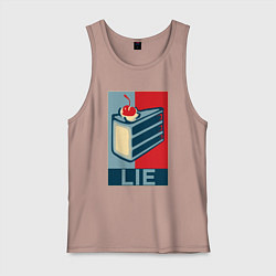 Майка мужская хлопок PORTAL, цвет: пыльно-розовый