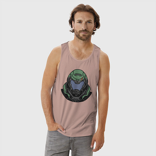 Мужская майка Палач Рока / Пыльно-розовый – фото 3