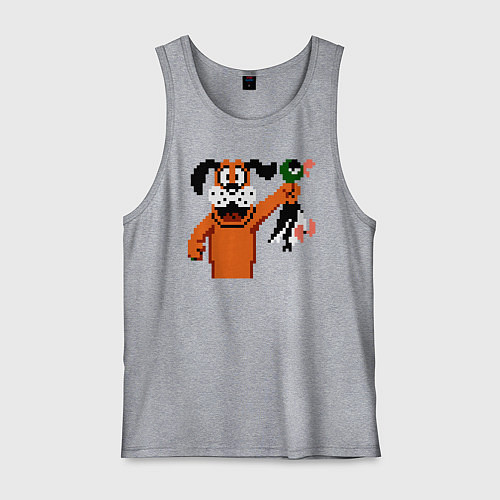 Мужская майка Duck Hunt / Меланж – фото 1