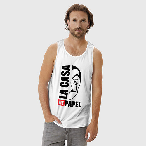 Мужская майка La Casa de Papel / Белый – фото 3
