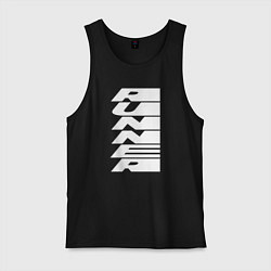 Майка мужская хлопок Runner, цвет: черный