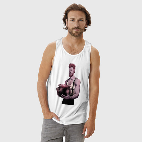 Мужская майка Суинни / Белый – фото 3