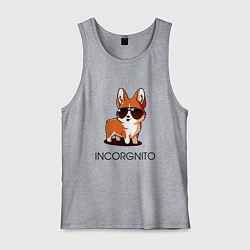 Майка мужская хлопок ИНКОРГНИТО, цвет: меланж