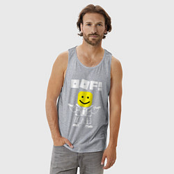 Майка мужская хлопок ROBLOX, цвет: меланж — фото 2