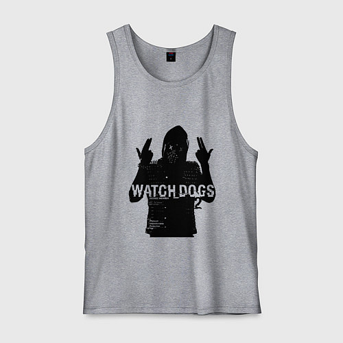 Мужская майка Watch dogs 2 Z / Меланж – фото 1